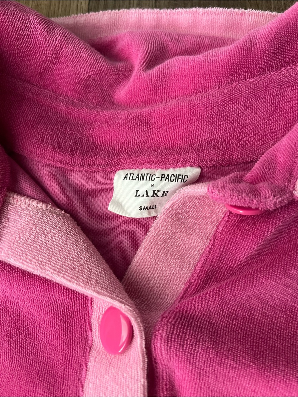 Atlantic x LAKE Pink Terry Set - Picture 2 of 2